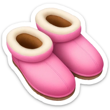 Pink Ugg slippers  sticker