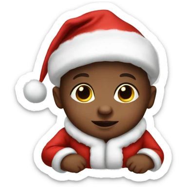 baby santa sticker