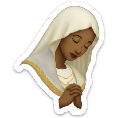 mother mary renaissance sticker