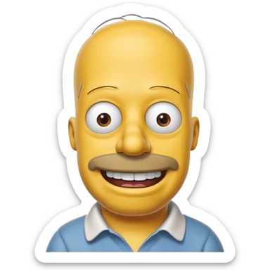 Homer simpson sticker