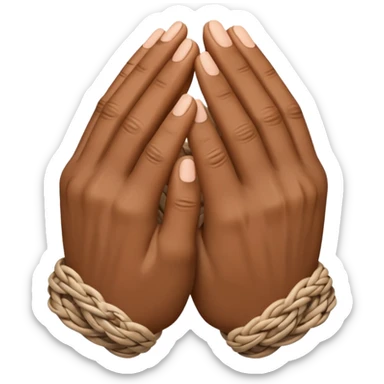 Symbol that represents the union of people sticker