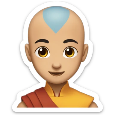 Aang in love  sticker