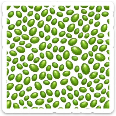 Olive green sparkle sticker