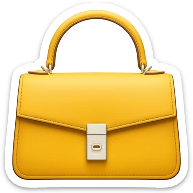 yellow matte kelly hermes bag sticker