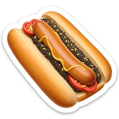 kolache. it's is a hotdog weiner inside bread. sticker