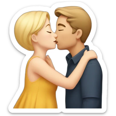 Kissing  sticker