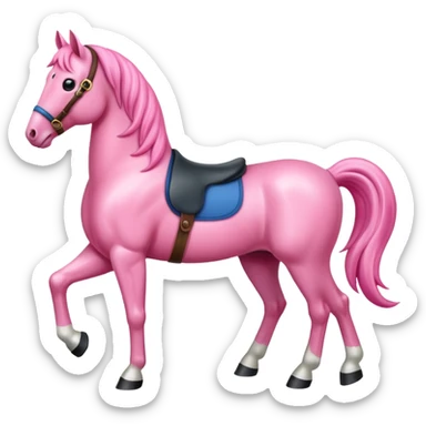 Pink horse  sticker