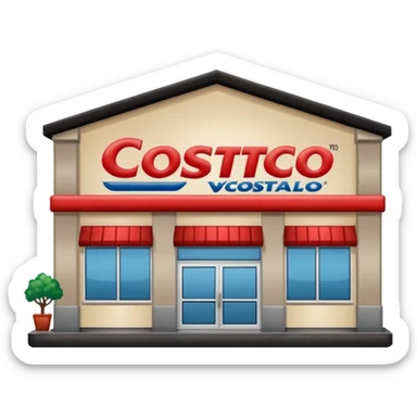 Costco store sticker