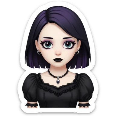 goth femboy sticker