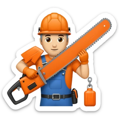 faça a máxima de "chainsawman" sticker