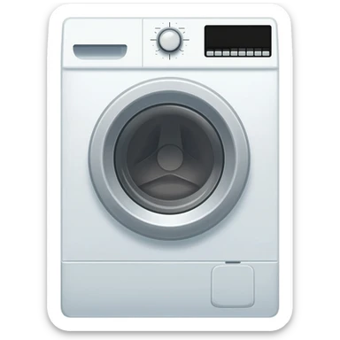 Bird in washing machine sticker