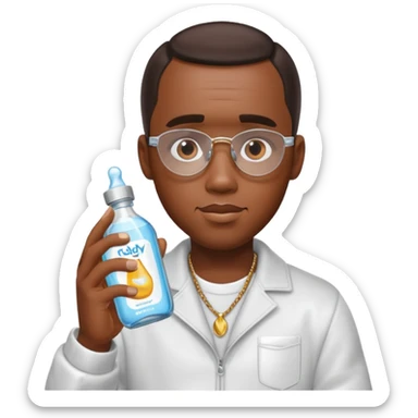 Make Diddy holding baby oil sticker