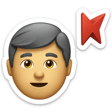 arrow in the right sticker