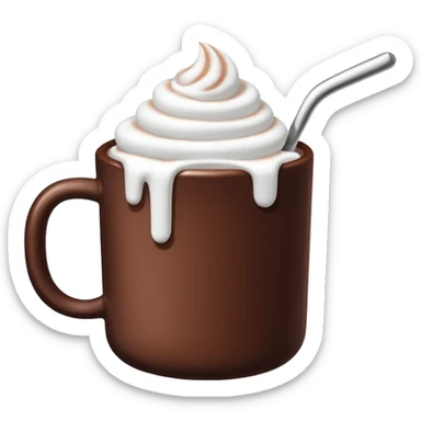 Tazzina con marhsmellow sticker