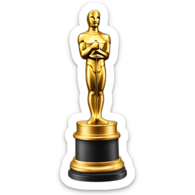 statuette des oscars sticker