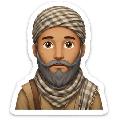 Desert Nomad Traveler sticker