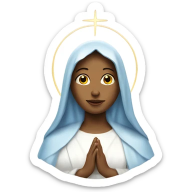 virgin mary sticker