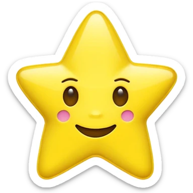Generate me the Snapchat star emoji plus sticker