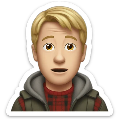 go home alone sticker