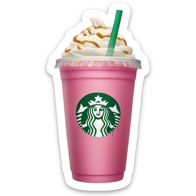 starbucks pink drink  sticker