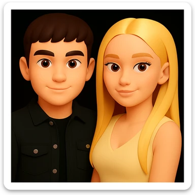 Make the eyebrows of the young man less thick while keeping all other details unchanged. Preserve the original style and proportions exactly as in the reference image. sticker