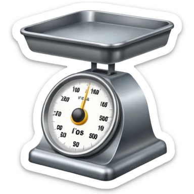 Market Scale Weight sticker