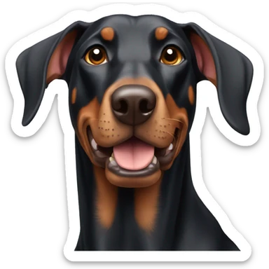 Doberman sticker