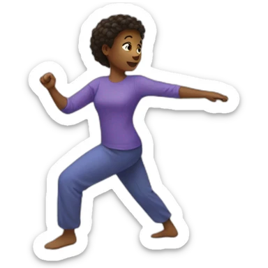 movement practice sticker