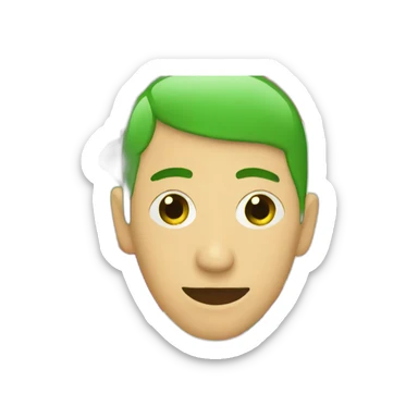 Someone holding a red flag that have a green star sticker