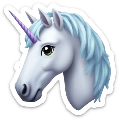 unicorn in search sticker