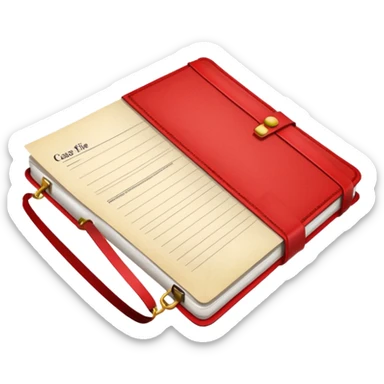 Courtroom Items, Legal Document – official case file or contract

 sticker