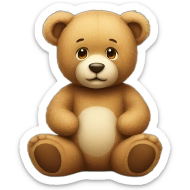 A cutie teddybear sticker