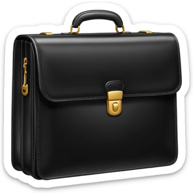 emoji de maletin de empleo sticker