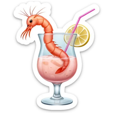shrimp cocktail sticker