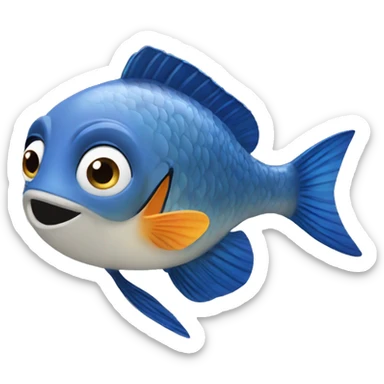 Create a lori fish emoji from Nemo sticker