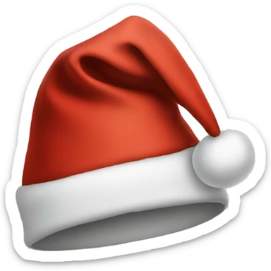 Christmas hat sticker