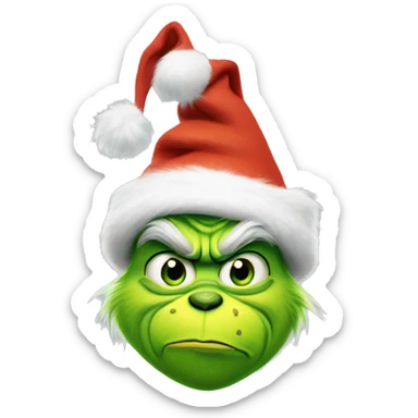 Grinch Christmas  sticker