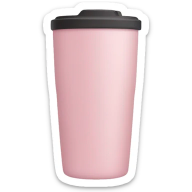 Light pink tumbler without face sticker