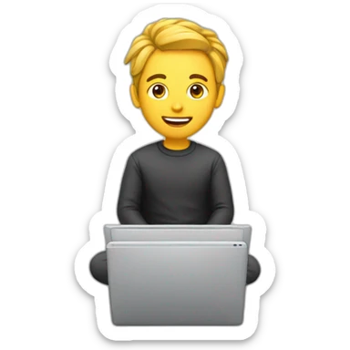 video editor laptop sticker