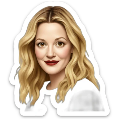drew barrymore sticker
