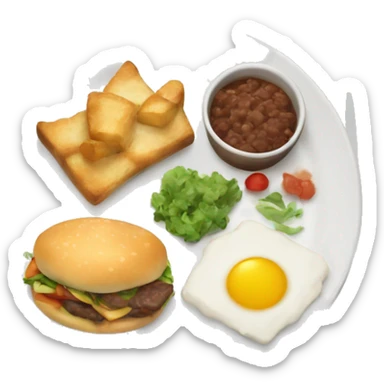 Tisch mit essen  sticker