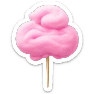cotton candy sticker