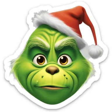 The grinch sticker