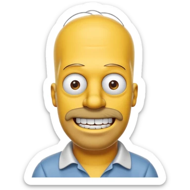 the simpsons, Different every character, only one at a time. sticker