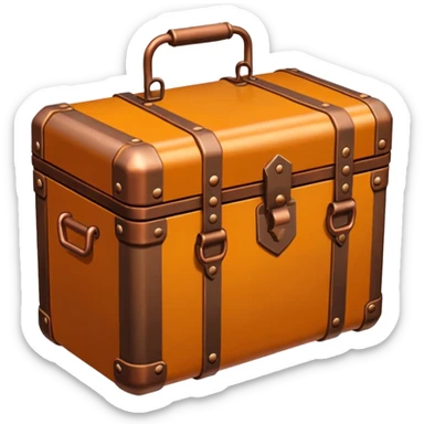 coffre avec de la ferraille cuivre  post apo survie loot  sticker