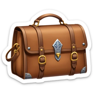 medieval dnd basic bag item icon sticker