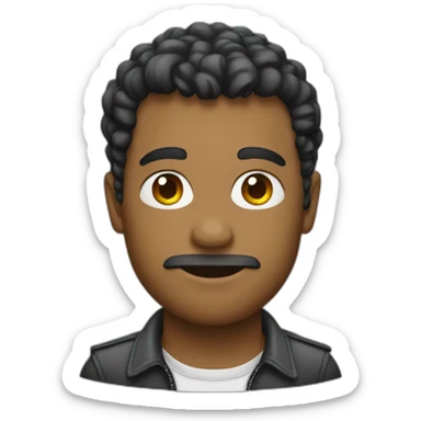 He never drives a car sticker