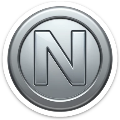 N Nah işareti sticker