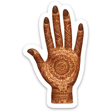 Mehendi hands sticker