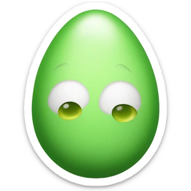 green egg mutated sticker